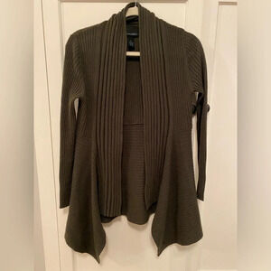 Cynthia Rowley medium dark green cardigan